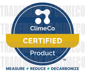 ClimeCo Certified Product badge