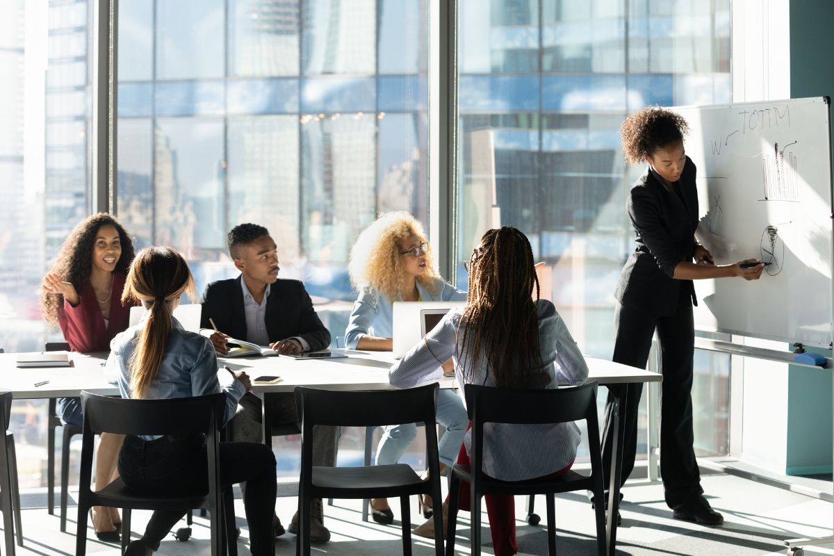 People meeting in a conference room